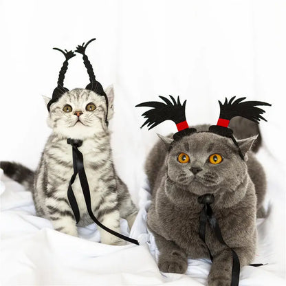 Pet Costume Funny Headwear for Cat Puppy Dog Halloween Photography Props Party Supplies Pet Accessories