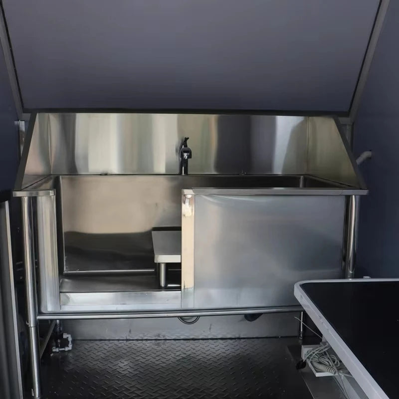 Customized Mobile Pet Bathing Grooming Salon Trailer Portable Dog Cat Care Center for Outdoor Commercial Service Use