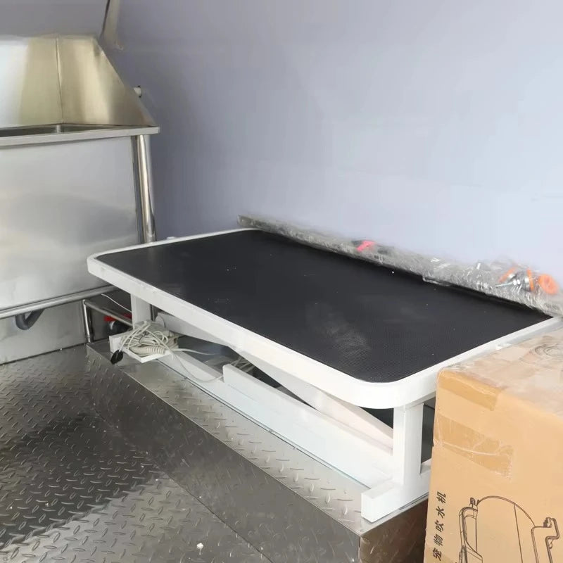 Customized Mobile Pet Bathing Grooming Salon Trailer Portable Dog Cat Care Center for Outdoor Commercial Service Use