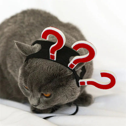 Pet Costume Funny Headwear for Cat Puppy Dog Halloween Photography Props Party Supplies Pet Accessories