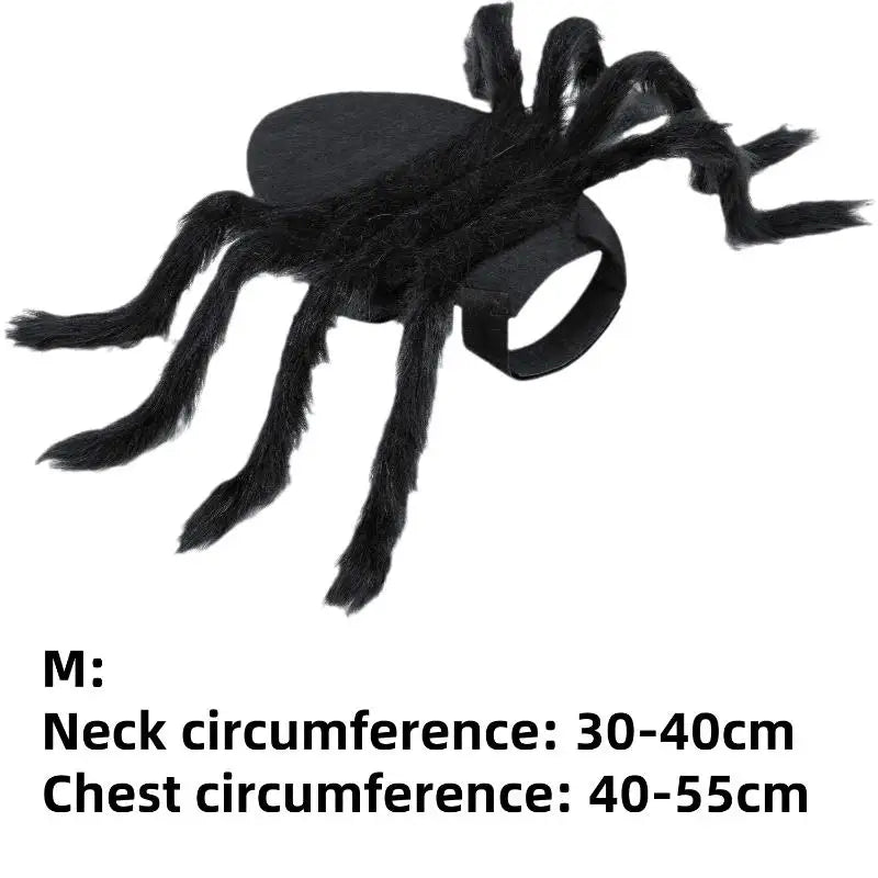 New【Pet Dog Cat Costume Halloween Spider Transformation Outfit Pet Costume Pet Cat Dog Funny Cosplay Dress Up Clothes Costume】