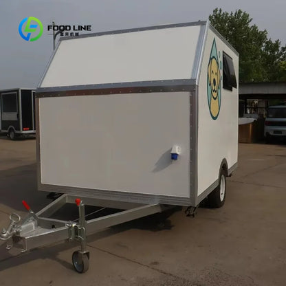 Customized Mobile Pet Bathing Grooming Salon Trailer Portable Dog Cat Care Center for Outdoor Commercial Service Use